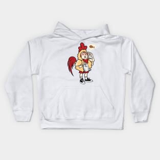 Chicken Suit Kids Hoodie